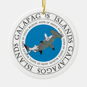 Décoration En Céramique requin marteau des îles Galapagos