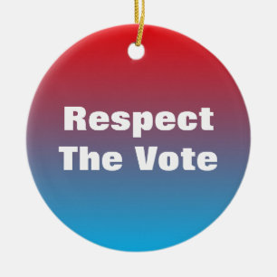 Décoration En Céramique Respecter le vote et l'électeur