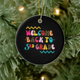 Décoration En Céramique Retour à la 3e année pour les enseignants de trois