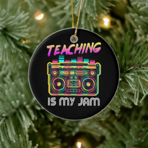 Décoration En Céramique Retour à l'école Rétro Enseigner est mon truc 80s