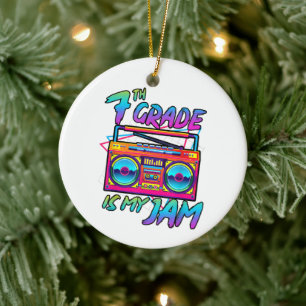 Décoration En Céramique Rétro 80s 7e année est mon truc retour à l'école