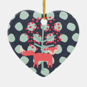 Décoration En Céramique Retro Fox