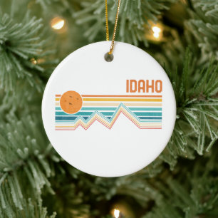 Décoration En Céramique Retro Idaho Boise Nampa Souvenir Vintage en plein 