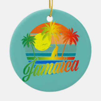 Décoration En Céramique Retro Jamaïque Summer Beach Vacances Pour Hommes F