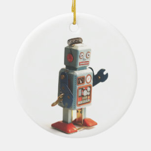 Décoration En Céramique Retro Toy Robot