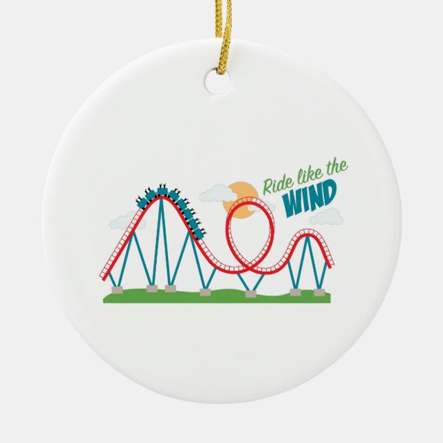 Décoration En Céramique Ride Comme Vent (Devant)