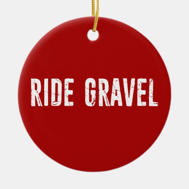 Décoration En Céramique Ride Gravel (Devant)
