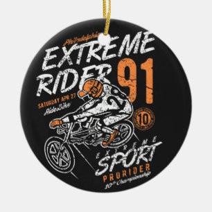 Décoration En Céramique Rider Extreme Pro Rider BMX