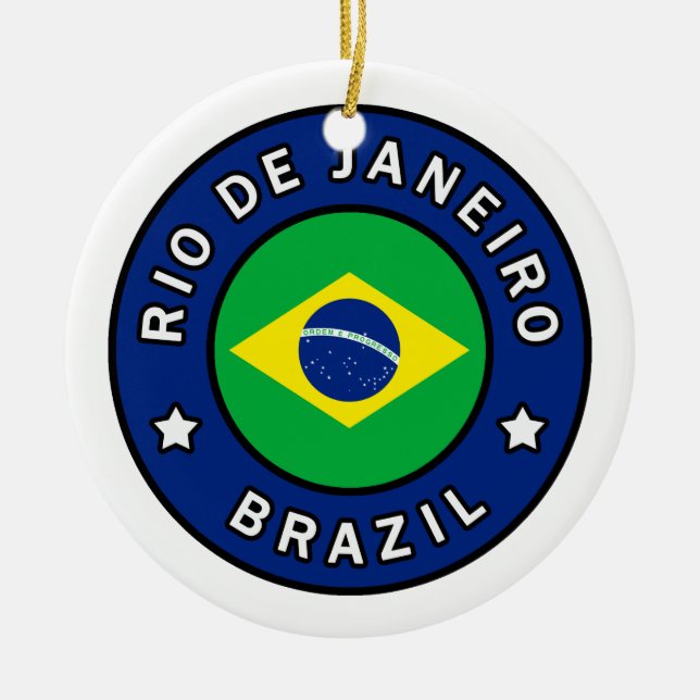 Décoration En Céramique Rio de Janeiro Brésil (Devant)