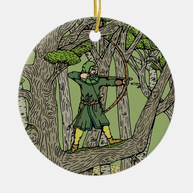 Décoration En Céramique Robin Hood (Devant)