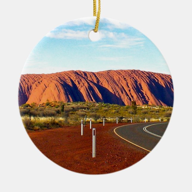 Décoration En Céramique Roche d'Uluru/Ayers - Australie (Devant)