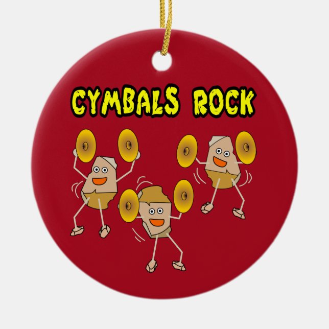 Décoration En Céramique Rocher de Cymbales (Devant)