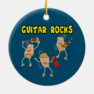 Décoration En Céramique Rocks de guitare