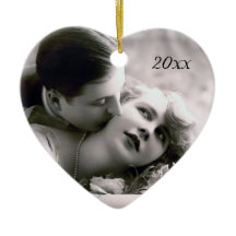 Romantic Couple Vintage Retro Photo Élégant Amour