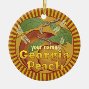 Décoration En Céramique Rondo Georgia Peaches