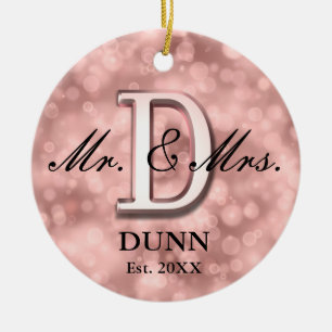 Décoration En Céramique Rose Gold Custom Newlyly