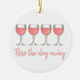 Décoration En Céramique Rosé Le Jour De L'Away Pink Blush Vins Roses