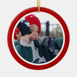 Décoration En Céramique Rouge et blanc - un dégrossi