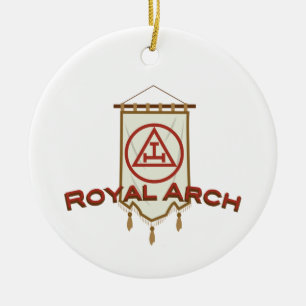 Décoration En Céramique Royal Arch Freemason Banner