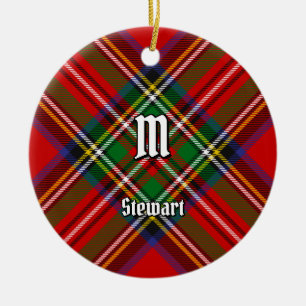 Décoration En Céramique Royal Stewart Tartan