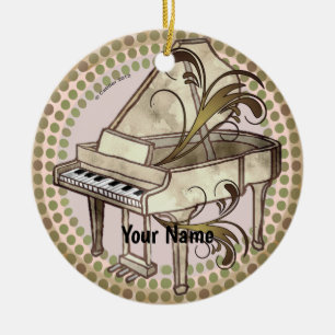 Décoration En Céramique Rythme de piano