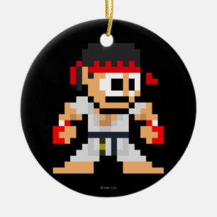 Décoration En Céramique Ryu à 8 bits