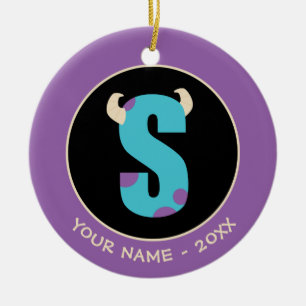 Décoration En Céramique S est pour Sulley   Ajouter Votre Nom