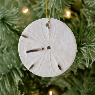 Décoration En Céramique Sable Dollar Beach Côté Blanc Round Tendance 2020