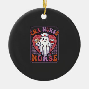 Décoration En Céramique Sac infirmière Cna Halloween fantôme stéthoscope s