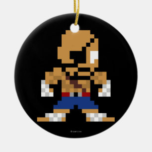 Décoration En Céramique Sagat à 8 bits