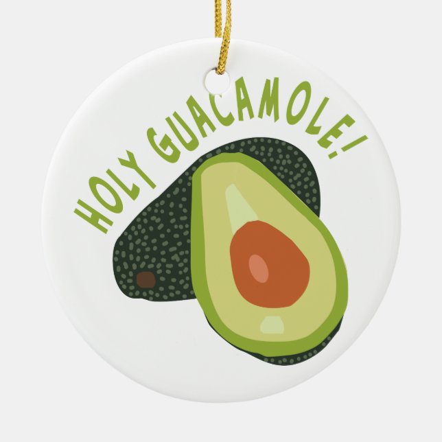 Décoration En Céramique Saint Guacamole (Devant)
