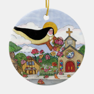 Décoration En Céramique Saint Thérèse de Lisieux