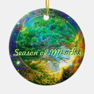 Décoration En Céramique Saison des miracles - arbre de santé de la vie
