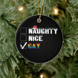 Décoration En Céramique Sale Cadeau Noël LGBT Fierté Arc-en-ciel Gay