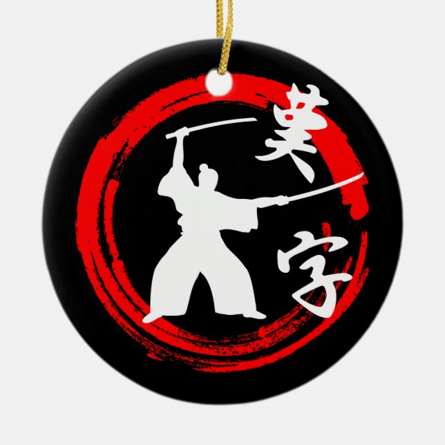 Décoration En Céramique Samurai (Devant)