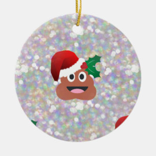 Décoration En Céramique santa claus emoji