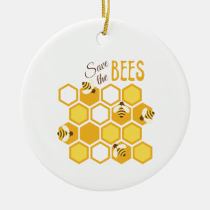 Décoration En Céramique Sauvez les abeilles