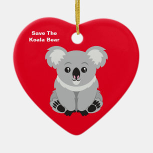 Décoration En Céramique Save The Koala Bear