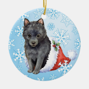 Décoration En Céramique Schipperke heureux de Howlidays