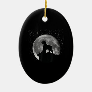 Décoration En Céramique schnauzer géant hommes femmes enfants cadeau Copi