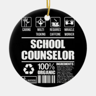 Décoration En Céramique School Counselor 100% Organic