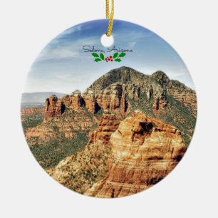 Décoration En Céramique Sedona, Arizona (saint de Noël)