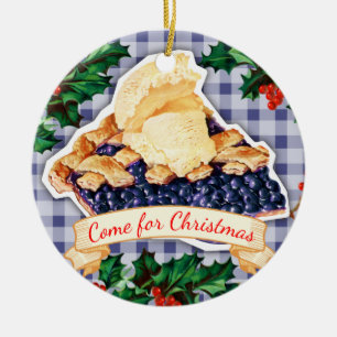 Décoration En Céramique Séjour pour l'ornement de Noël de tarte de