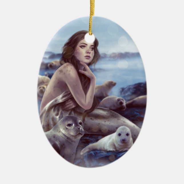 Décoration En Céramique Selkie (Devant)
