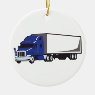 Décoration En Céramique Semi-camion