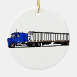 Décoration En Céramique Semi remorque de tracteur