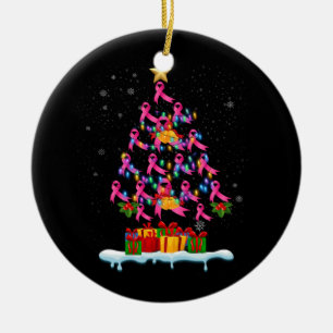 Décoration En Céramique Sensibilisation au cancer du sein Rapprochement de