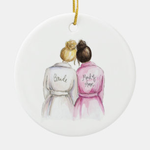 Décoration En Céramique Serez-vous mes MOH ? Domestique de petit pain de
