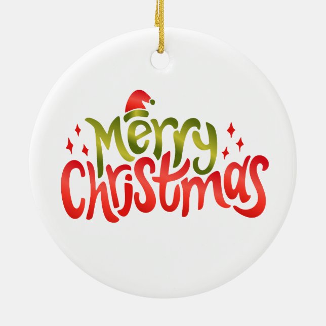 Décoration En Céramique Serpent de Noël (Dos)