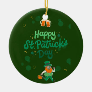 Décoration En Céramique "Shamrocks & Shenanigans : La Saint Patrick